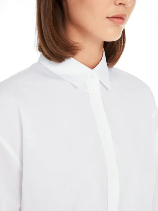 Marc Cain Modern Classics|Blouses^Dames blouse lange mouw wit
