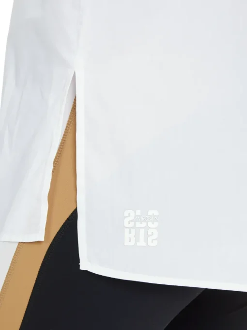 Marc Cain Modern Classics|Blouses^Dames blouse lange mouw wit