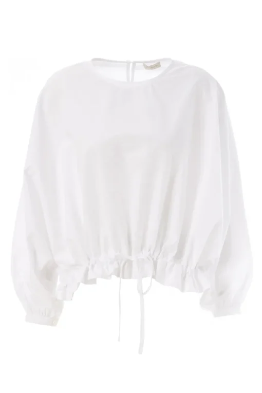 JcSophie Blouses^Dames blouse lange mouw wit