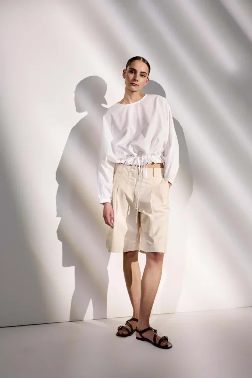 JcSophie Blouses^Dames blouse lange mouw wit