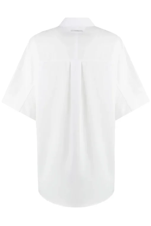Calvin Klein Outlet^Dames blouse lange mouw wit