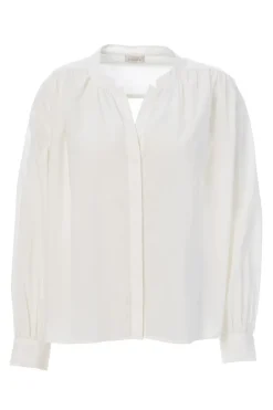 JcSophie Blouses^Dames blouse lange mouw wit
