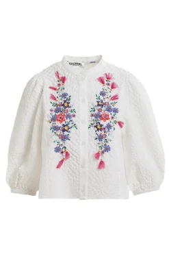 Essentiel Antwerp Designer|Blouses^Dames blouse lange mouw wit