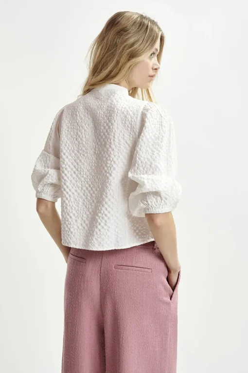 Essentiel Antwerp Designer|Blouses^Dames blouse lange mouw wit