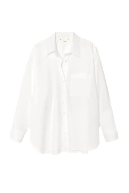 Xirena Designer|Blouses^Dames blouse lange mouw wit
