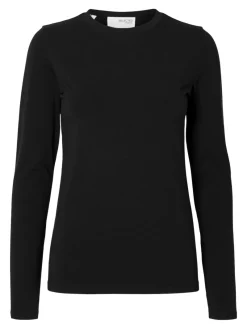 Selected Sport Style|Jeans & Casuals^Dames blouse lange mouw zwart