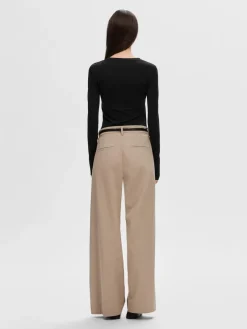 Selected Sport Style|Jeans & Casuals^Dames blouse lange mouw zwart