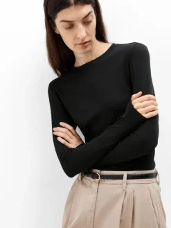 Selected Sport Style|Jeans & Casuals^Dames blouse lange mouw zwart