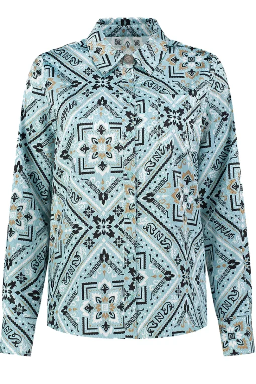 Nikkie Outlet^Dames blouse lange mouw zwart