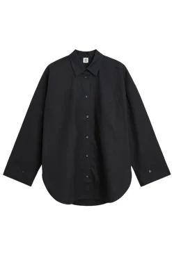 By Malene Birger Designer|Blouses^Dames blouse lange mouw zwart
