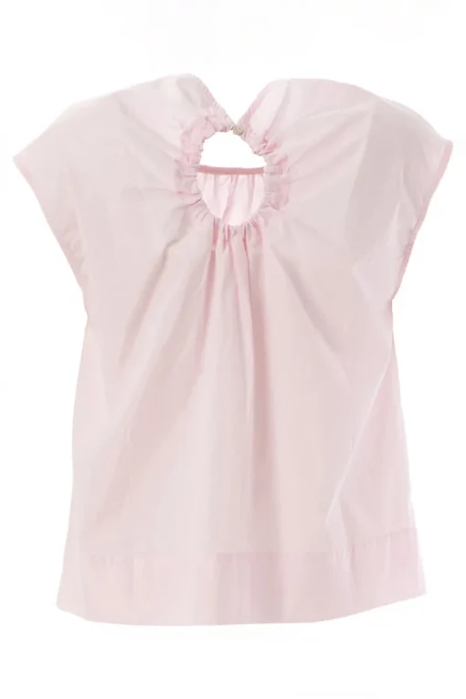 JcSophie Blouses^Dames blouse mouwloos rose