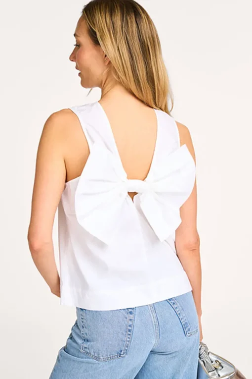 co´couture Jeans & Casuals|Blouses^Dames blouse mouwloos wit