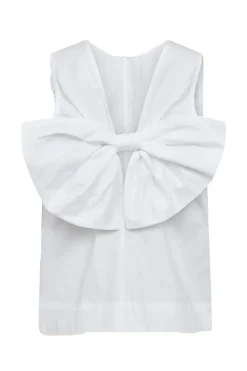 co´couture Jeans & Casuals|Blouses^Dames blouse mouwloos wit