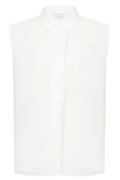 Calvin Klein Outlet^Dames blouse mouwloos wit