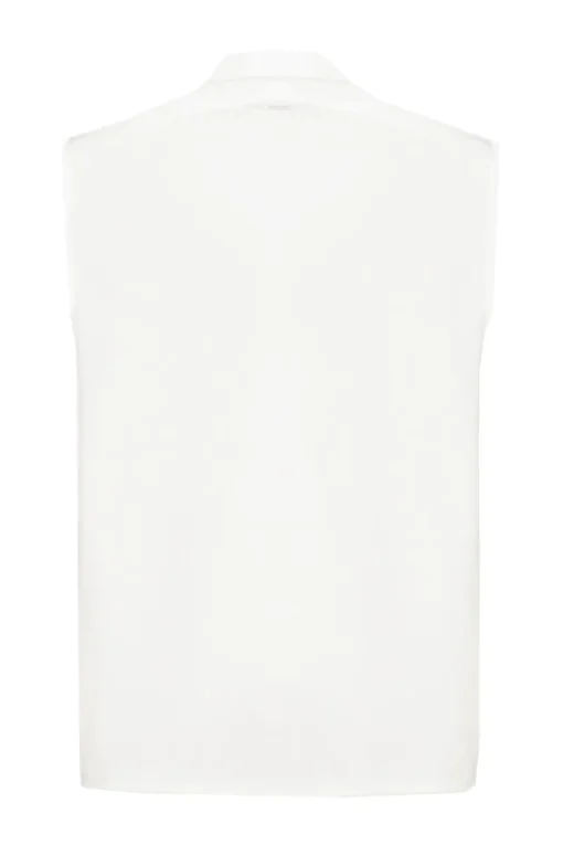 Calvin Klein Outlet^Dames blouse mouwloos wit