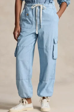 Polo Ralph Lauren Modern Classics|Broeken & Leggings^Dames broek blauw