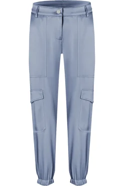 Cambio Outlet^Dames broek blauw