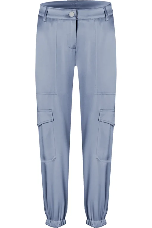 Cambio Outlet^Dames broek blauw