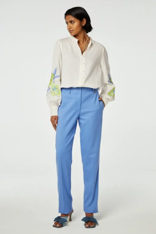 Fabienne Chapot Outlet^Dames broek blauw