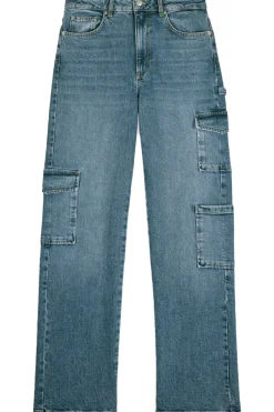 ba&sh Outlet^Dames broek blauw