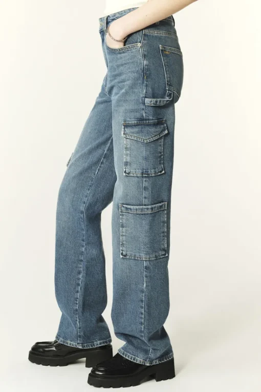 ba&sh Outlet^Dames broek blauw