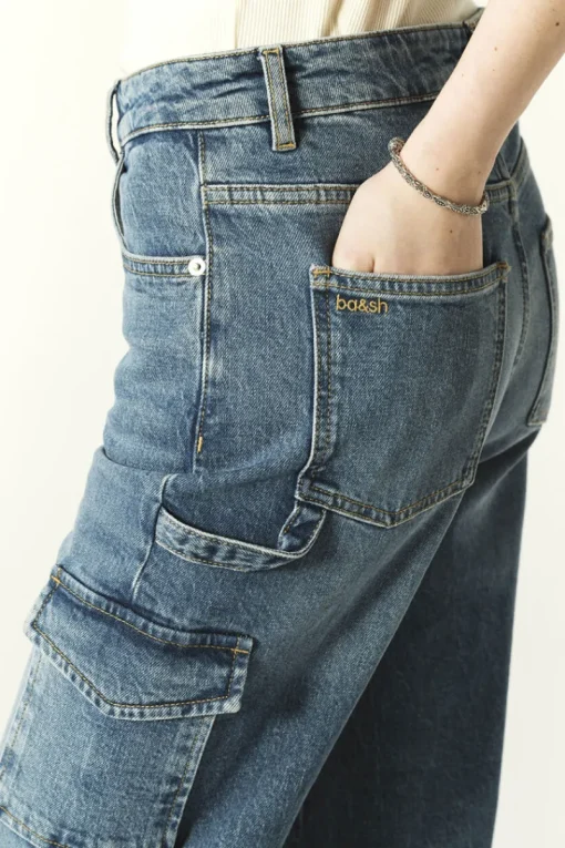 ba&sh Outlet^Dames broek blauw