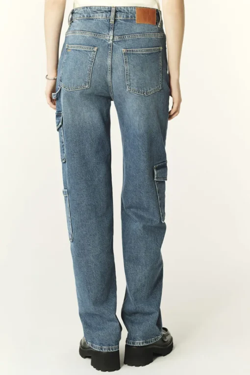 ba&sh Outlet^Dames broek blauw
