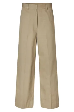 Second Female Jeans & Casuals|Broeken & Leggings^Dames broek bruin