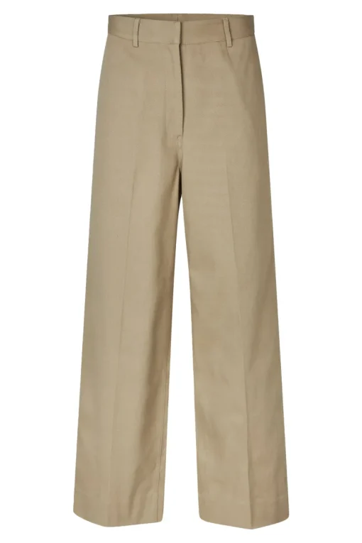 Second Female Jeans & Casuals|Broeken & Leggings^Dames broek bruin