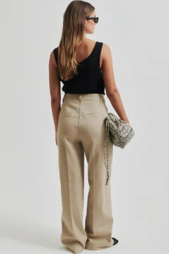 Second Female Jeans & Casuals|Broeken & Leggings^Dames broek bruin