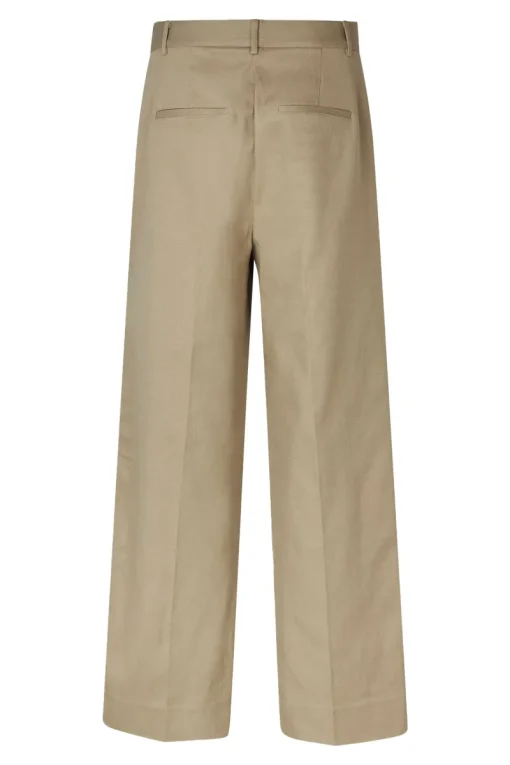 Second Female Jeans & Casuals|Broeken & Leggings^Dames broek bruin
