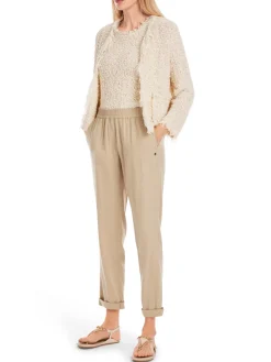 Marc Cain Modern Classics|Broeken & Leggings^Dames broek bruin