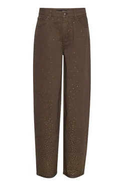 Rotate Designer|Broeken & Leggings^Dames broek bruin