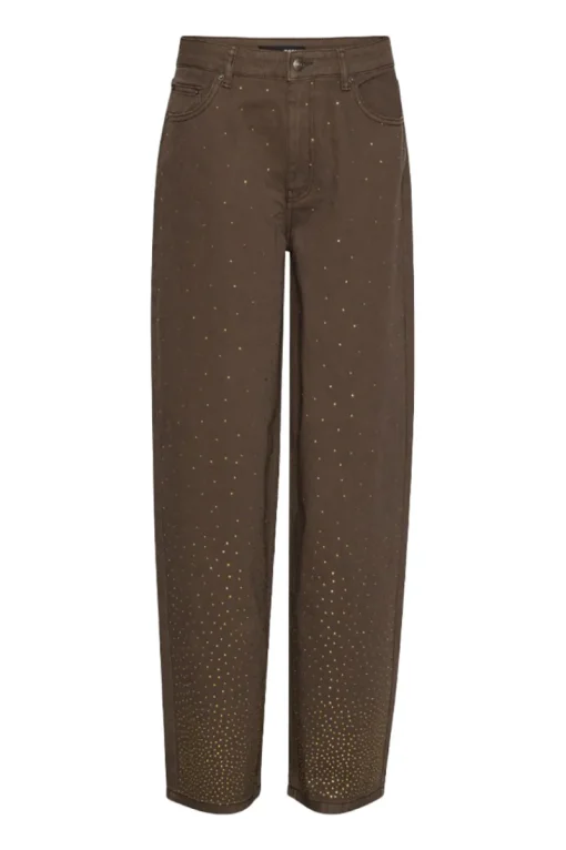 Rotate Designer|Broeken & Leggings^Dames broek bruin