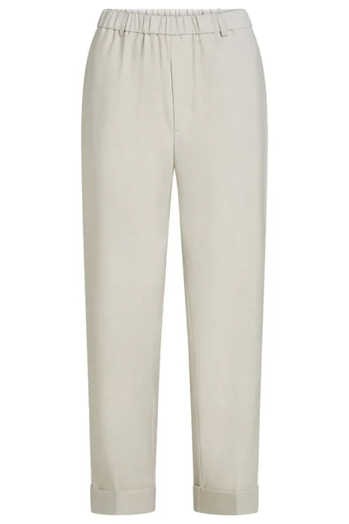 Penn&Ink N.Y. Jeans & Casuals|Broeken & Leggings^Dames broek ecru