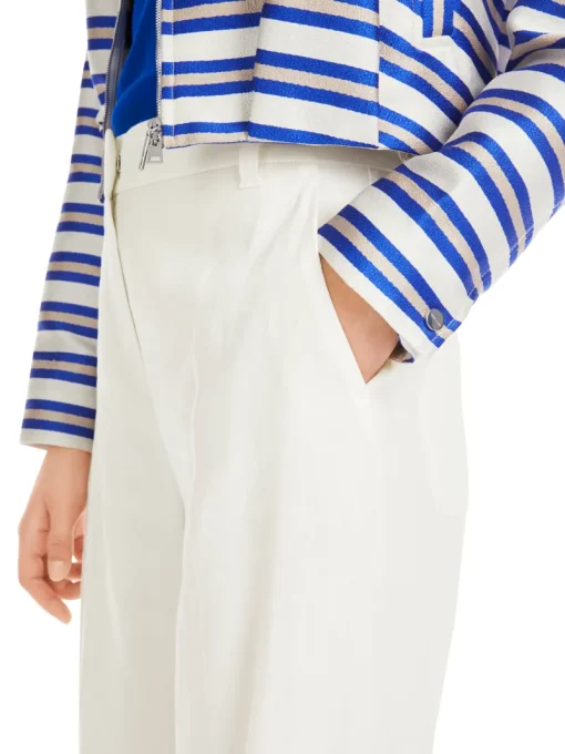 Marc Cain Modern Classics|Broeken & Leggings^Dames broek ecru