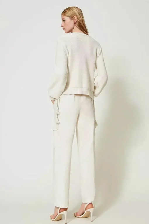 Twinset Outlet^Dames broek ecru