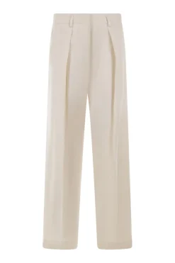 Forte Forte Designer|Broeken & Leggings^Dames broek ecru