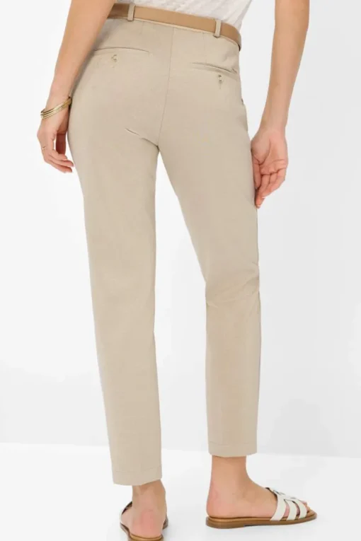 Brax Modern Classics|Broeken & Leggings^Dames broek goud