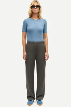 Samsøe Samsøe Jeans & Casuals|Broeken & Leggings^Dames broek grijs
