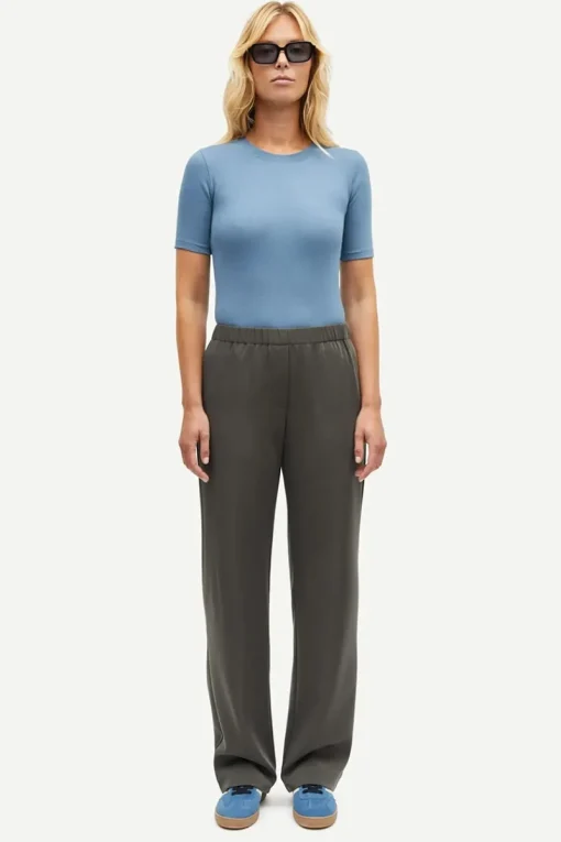 Samsøe Samsøe Jeans & Casuals|Broeken & Leggings^Dames broek grijs