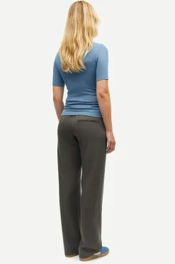 Samsøe Samsøe Jeans & Casuals|Broeken & Leggings^Dames broek grijs