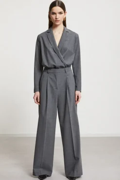 Otto d&qout;Ame Modern Classics|Broeken & Leggings^Dames broek grijs