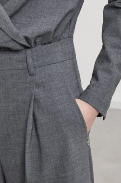 Otto d&qout;Ame Modern Classics|Broeken & Leggings^Dames broek grijs