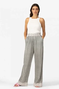 Ibana Designer|Broeken & Leggings^Dames broek groen