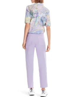 Marc Cain Modern Classics|Broeken & Leggings^Dames broek paars
