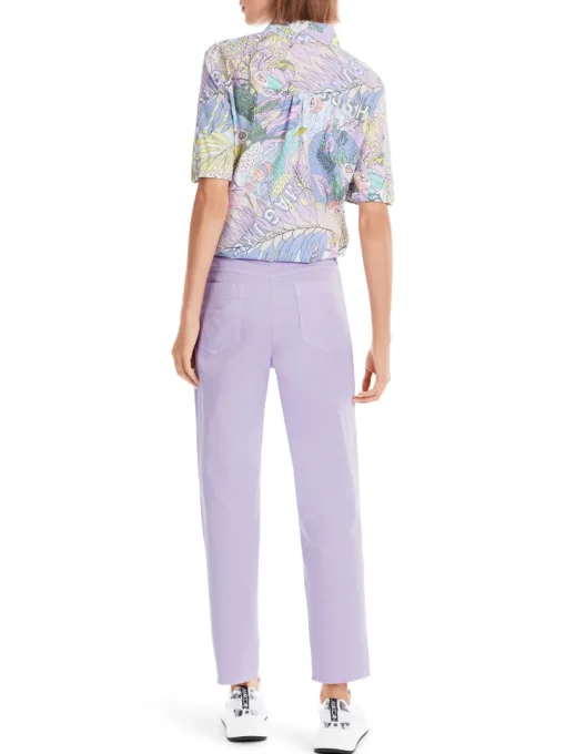 Marc Cain Modern Classics|Broeken & Leggings^Dames broek paars
