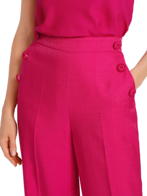 Marc Cain Outlet^Dames broek paars