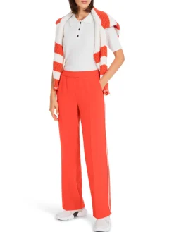 Marc Cain Modern Classics|Broeken & Leggings^Dames broek rood