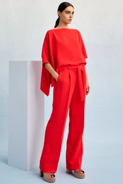 Natan Modern Classics|Broeken & Leggings^Dames broek rood